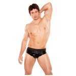 Zeus Wet Look Brief One Size Fits All - AL231502Z