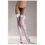 Heart Pattern Thigh Highs - BEW511