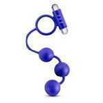 Performance Penetrator Anal Beads With Vibrating Cockring Indigo - BN01902