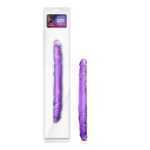 B Yours 14 Inch Double Dildo Purple - BN29751