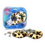 Playtime Cuffs Leopard Print Fur - BN55214