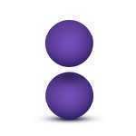 Luxe Double O Kegel Balls 0.8 OZ Purple - BN56801