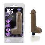 X5 7 Inch Vib. Cock Brown - BN60704