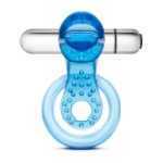 Stay Hard 10 Function Vibrating Tongue Ring Blue - BN66092