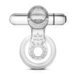 Stay Hard 10 Function Tongue Ring Vibrating Clear - BN66912