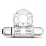 Stay Hard 10 Function Bull Ring Vibrating Clear - BN77912