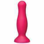 American Pop Mode Anal Plug 4 Inch Pink Silicone - DJ050001