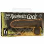 Vibro Realistic Cock Ur3 Black 6 Inch - DJ116003