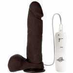 Vibro Realistic Cock Ur3 Black 8 Inch - DJ116004