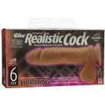 Vibro Realistic Cock Ur3 Brown 6 Inch - DJ116005