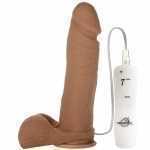 Vibro Realistic Cock Ur3 Brown 8 Inch - DJ116006