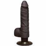 Realistic Cock 7 Slim Vib Black - DJ116024