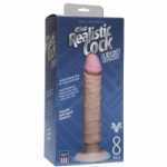 Realistic Cock 8 Vib White - DJ116030