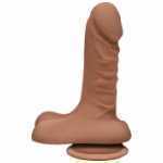 The D Super D 6 Inch With Balls Caramel Tan Dildo - DJ170002