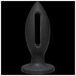 Kink Wet Works Lube Luge Premium Silicone Plug 5 Inch Black - DJ240103