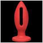 Kink Wet Works Lube Luge Premium Silicone Plug 5 Inch Red - DJ240104