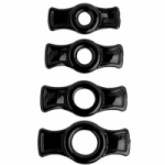 Titanmen Cock Ring Set Black - DJ350305