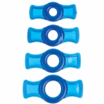 Titanmen Cock Ring Set Blue - DJ350306