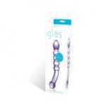 Purple Rain Ribbed Dildo - ELGLAS52