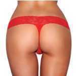 Vibrating Panties With Vibe Pocket Red Ml - ELHVP04REDML