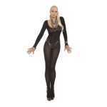 Sheer Long Sleeve Body Stocking Queen - ELM1606QB