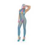 Vivace Bodystocking Neon Blue One Size - ELM8752