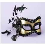 Half Mask Black And Gold - FN59520