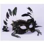 Half Mask Black Beads - FN59522