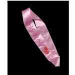 Bridesmaid Flash Sash Pink Bachelorette - GAFSBRIDESP