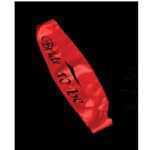 Bride 2B Flash Sash Red - GAFSBTBRD