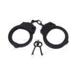 H2H Handcuffs Double Locking Black - H2H1403BLK