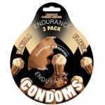 Endurance Flavored 3 Pack Condoms-Vanilla - HO2088