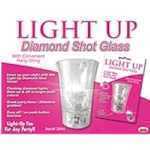 Light Up Diamond Shot Glass Clear - HO2844