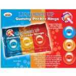 Liquored Up Pecker Gummy Rings 3 Pack - HO2866