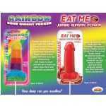 Sweet And Sour Jumbo Rainbow Gummy Cock Pop - HO2976