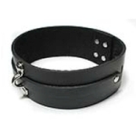 Leather Collar Black - KL215