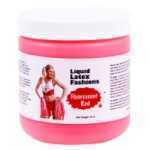 Liquid Latex Fluorescent Red 16 Oz - LLF010927