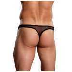 Euro Male Mesh Thong Black - MPPAK882BKSM