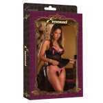 Wild Kitten Baby Doll And G String Lg - MSB621BLKLRG