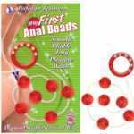 My First Anal Beads Red - NW21132