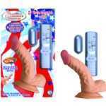 All American Whopper 5 Inch Vibrating Flesh - NW22291