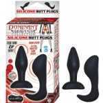 Dominant Submissive Butt Plugs Black - NW2370