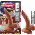 Latin American 5 Inch Curved Dong With Balls Latin Vib. - NW23932