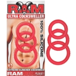 Ram Ultra Cock Swellers Red - NW24131