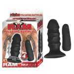 Ram Pulsating Butt Plug Black - NW2495