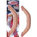 All American Whopper 13 Inches Curved Double Dong - NW2521