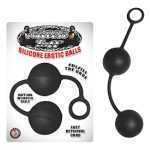 Mack Tuff Silicone Erotic Balls Black - NW2563