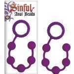 Sinful Anal Beads Purple - NW25762