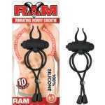 Ram Horny Cocktie Vibrating Black - NW2579