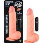 Maxx Men 9.6 Inch Straight Dong Flesh Vibrating - NW2607